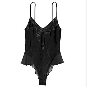 Vintage Victoria’s Secret Burnout Satin Teddy Sexy Nightie